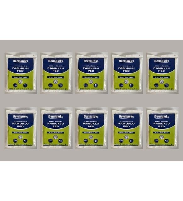 Pamuklu Ped Dermateks 10*10