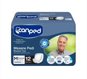 Mesane Pedi Canped Erkek 12 li Medium