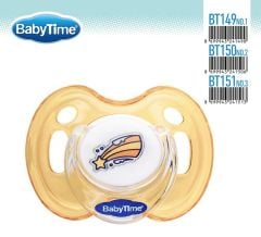 Babytime Kiraz Uçlu Koruyucu Kapaklı Koruyuc Akide Gövdeli desenli Emzik BT151 (18 ay ve üzeri)