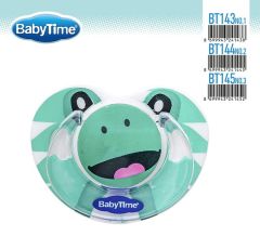 Babytime Silikon Damaklı Koruyucu Kapaklı Desenli Emzik BT145-3 (18 ay ve üzeri)