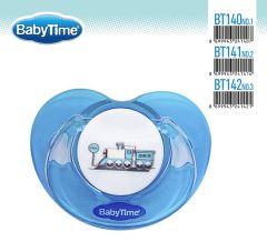 Babytime  Silikon Damaklı Koruyucu Kapaklı Akide Gövdeli Emzik BT141-2 (6-18 ay)