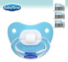 Babytime Silikon Damaklı Mat Gövdeli Emzik BT117-2 (6-18ay)