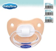 Babytime Silikon Damaklı Mat Gövdeli Emzik BT118-3 (18 ay ve üzeri)