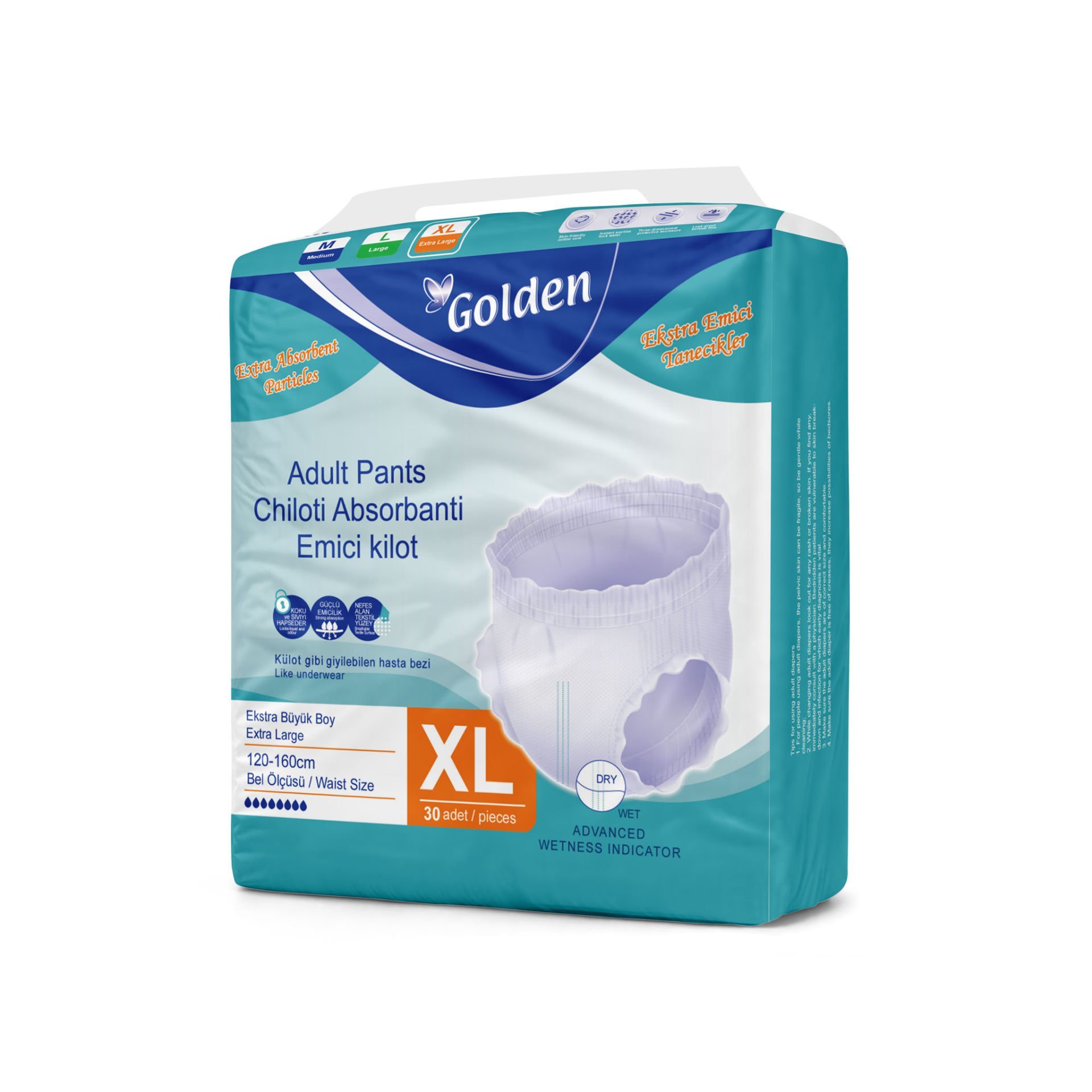 Hasta Alt Bezi Golden Külotlu 30'lu Xlarge