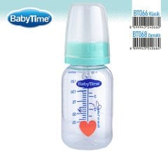 Babytime Klasik PP Biberon (Silikon Kiraz Uçlu) 150 ml BT066