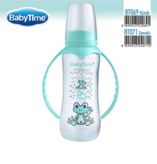 Babytime Kulplu PP Biberon (Silikon Kiraz Uçlu) 250 ml BT069