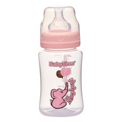 Babytime Geniş Ağız PP Biberon (Silikon Uçlu) 250ml BT075