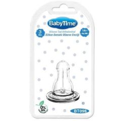 Babytime Silikon Klasik Biberon Emziği BT098 No 3