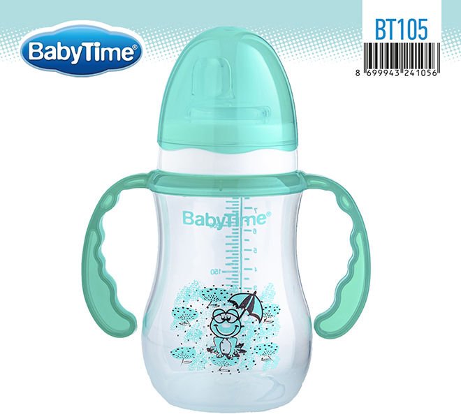 Babytime Damla Akıtmaz Kulplu Bardak 250ml BT105