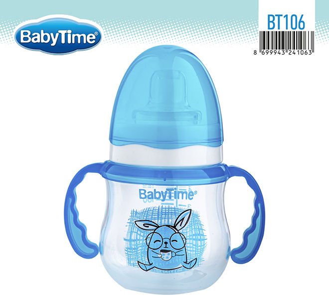 Babytime Damla Akıtmaz Kulplu Bardak 150ml BT106