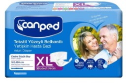 Hasta Alt Bezi Canped Bel Bantlı Tekstil 30'lu Xlarge