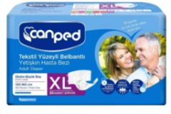 Hasta Alt Bezi Canped Bel Bantlı Tekstil 30'lu Xlarge