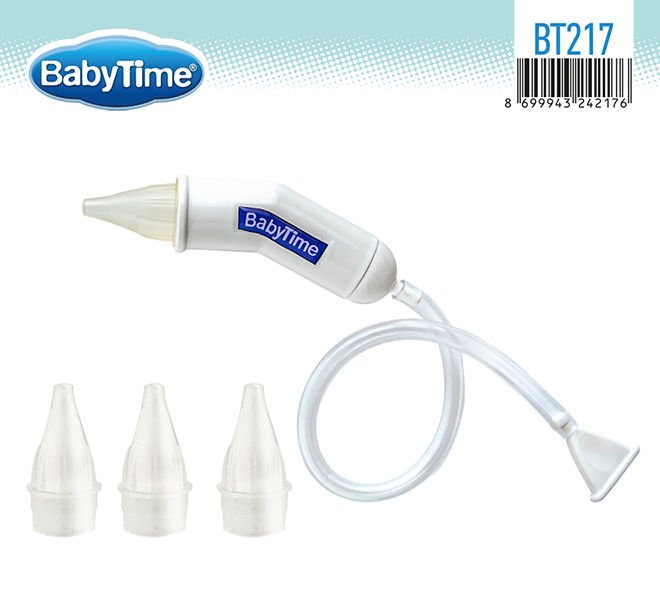 Babytime Yumuşak Uçlu Nazal Burun Aspiratörü BT217