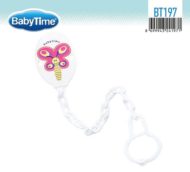 Babytime Emzik Askısı (Kabartma Desenli) BT197