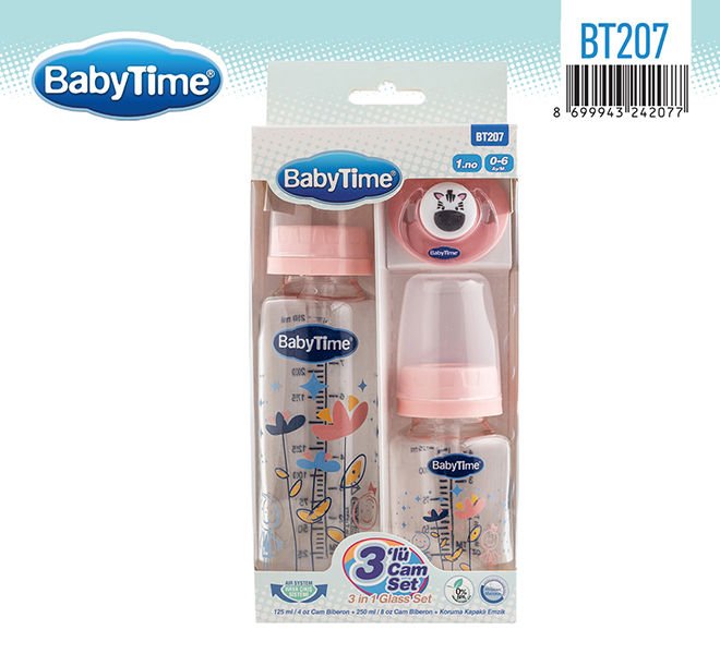 Babytime Üçlü Set Cam BT207