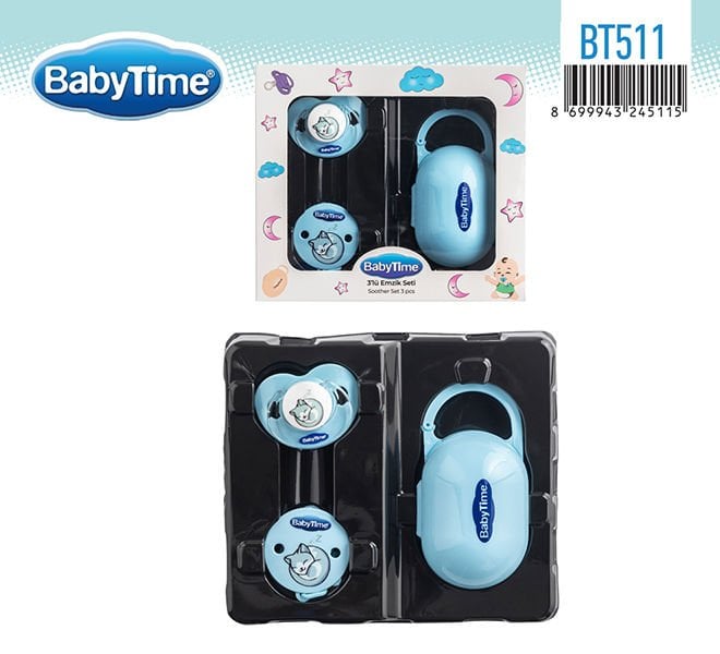 Babytime Üçlü Emzik Seti BT511