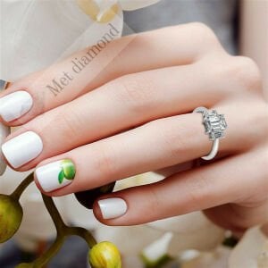 4 karat mozanit pırlanta yüzük tria-uc011