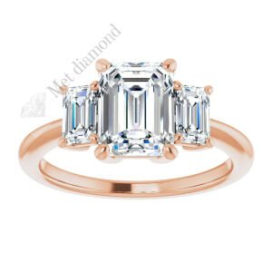 4 karat mozanit pırlanta yüzük tria-uc011