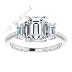 4 karat mozanit pırlanta yüzük tria-uc011