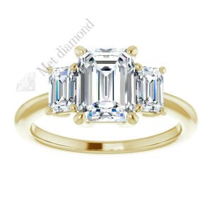 4 karat mozanit pırlanta yüzük tria-uc011