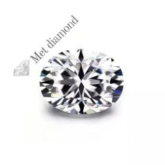 1 karat oval mozanit taş - tasov100