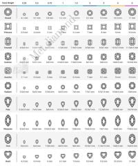 0,20 karat baget mozanit taş - tasem020