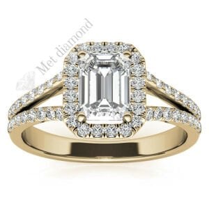 1.50 karat mozanit pırlanta yüzük -hly041