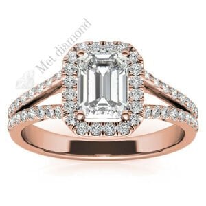 1.50 karat mozanit pırlanta yüzük -hly041