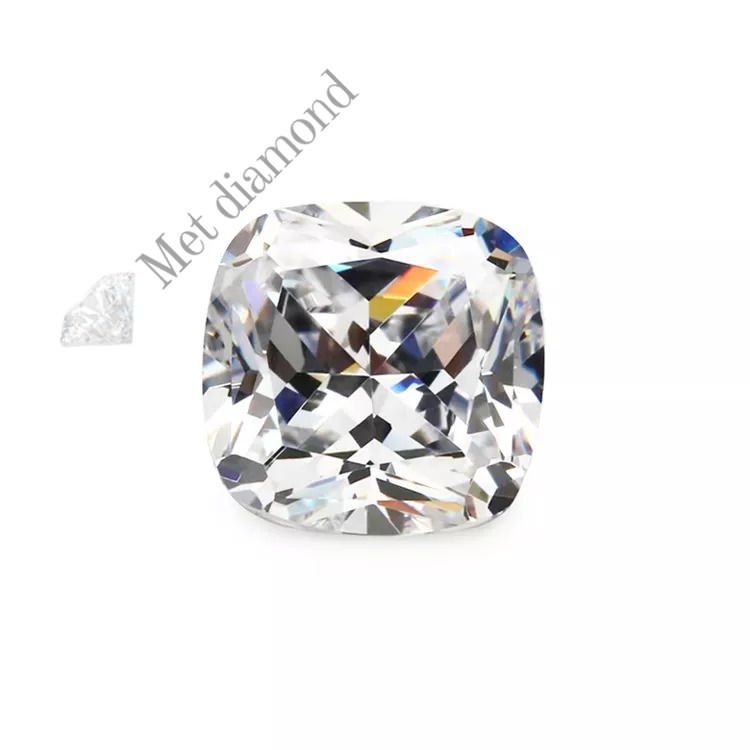 2karat yastık kesim mozanit taş (cursion)