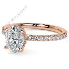 2,30 karat mozanit taşlı yüzük oval kesim ov009