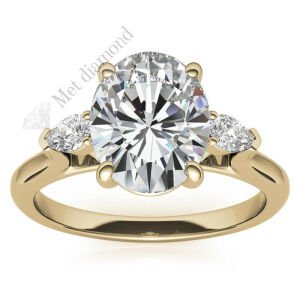 3,60 karat mozanit taşlı yüzük tria-uc012