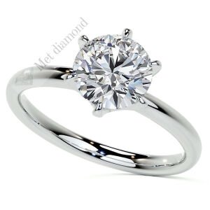 5 karat mozanit taşlı yüzük mzn50