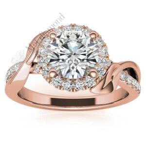 2,50 karat mozanit taşlı yüzük-hly067