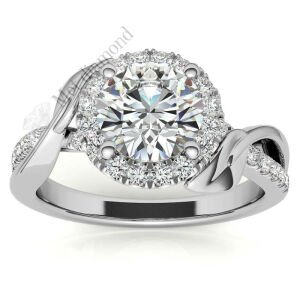 2,50 karat mozanit taşlı yüzük-hly067