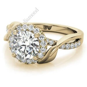 2,50 karat mozanit taşlı yüzük-hly067