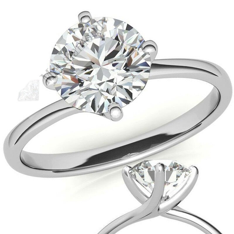 1 karat mozanit taşlı yüzük mzn22