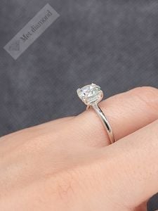 1,50 karat mozanit taşlı yüzük - mzn115