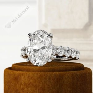 7.40 Karat mozanit taşlı yüzük ov079