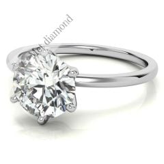 2 karat mozanit taşlı yüzük tifany  mzn2a