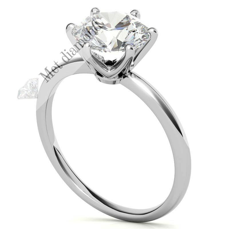 2 karat mozanit taşlı yüzük tifany  mzn2a