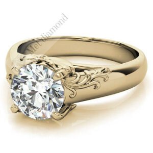 1 karat mozanit taşlı yüzük mzn53