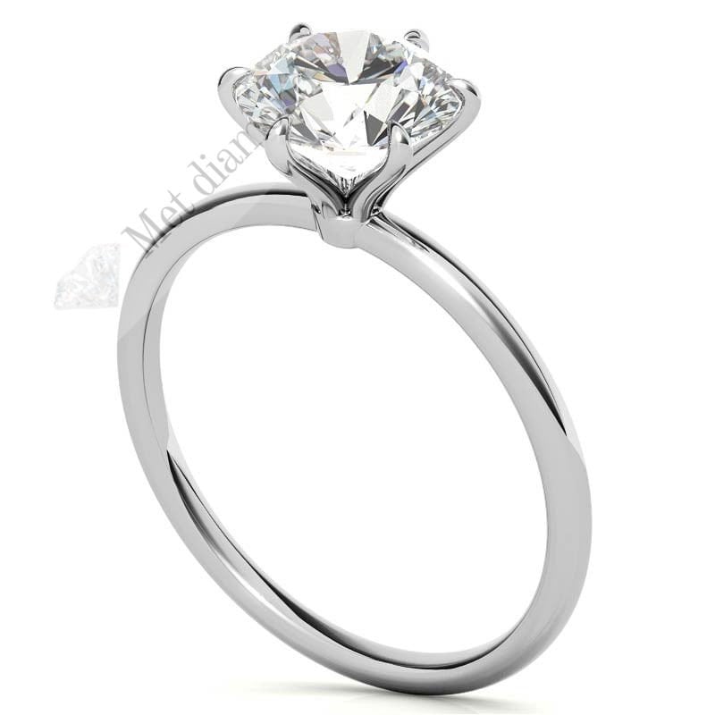 2 karat mozanit taşlı yüzük tifany mzn3