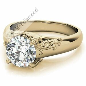 2 karat mozanit pırlanta yüzük mzn53a