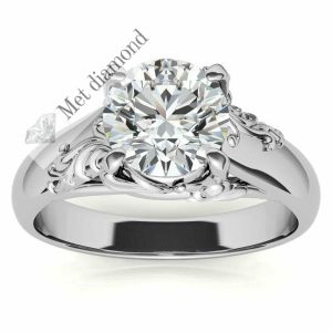 3 karat mozanit pırlanta yüzük -mzn53b