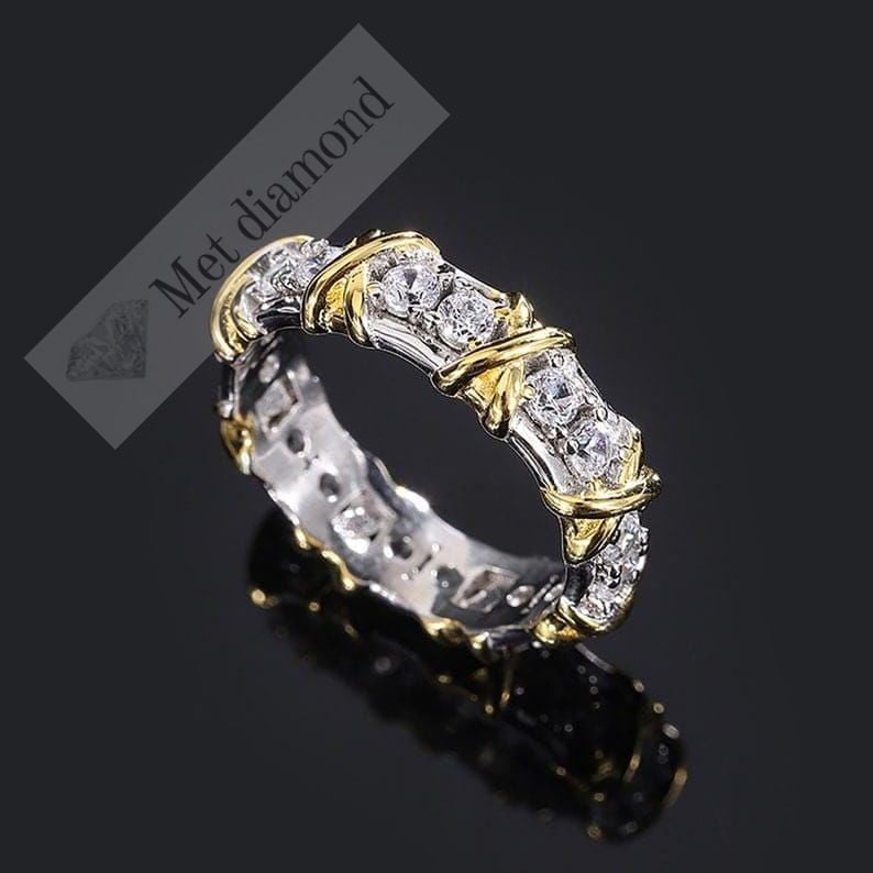 2 karat mozanit taşlı tamtur tifany yüzük mzy41