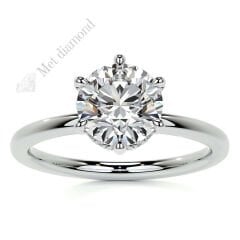 3 karat mozanit taşlı yüzük - mzn4