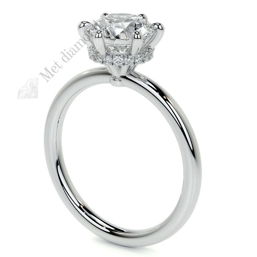 3 karat mozanit taşlı yüzük - mzn4