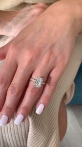 5,30 karat mozanit taşlı yüzük bgt71