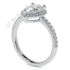 2,50 karat mozanit taşlı yüzük halo model-hly056