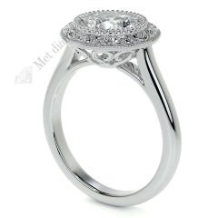 2,50 karat mozanit taşlı yüzük mzn38